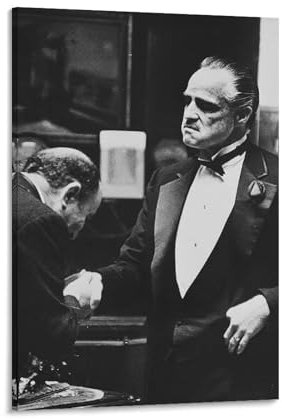 Klassisches Gangster-Film-Poster Der Pate (53), Leinwand-Poster, Wandkunst, Bild, Drucke, hängende Fotodekoration, Heimposter, Kunstwerke 50 x 75 cm