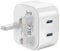 USB C Plug,20W Apple iPhone Fast Charger Plug UK for iPhone 16/15/15 Pro/15 Pro Max/14/14 Pro/13/13 Pro/12/12 Pro/11/ipad,Type C Plug Fast Charging for Apple Watch Dual Port USBC Wall Plug
