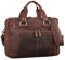 ROYALZ 'Chicago' Leder Umhängetasche Herren Laptoptasche 15,6 Zoll Messenger Bag Ledertasche groß Aktentasche Vintage Businesstasche für Männer Echtleder, Farbe:Ohio Braun