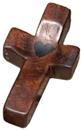 Wooden Crucifix Comfort Holding Cross Pocket Small Size Handheld Christian Prayer Cross Stress Relief Encouragement Gift Prayer Toy