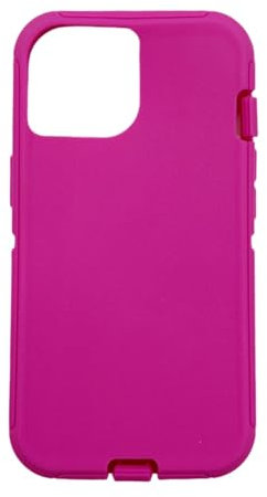 Replacement Rubber Outer Skin Compatible with iPhone 12 and iPhone 12 Pro Otterbox Defender Series Case (Pink)