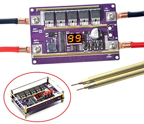 siduytin Saldatrice a punti 12V Kit fai da te Circuito con penna a sgancio rapido Saldatrice a batteria al litio Attrezzatura per saldatura a punti, Con Copertura