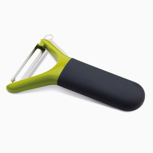 Y-Shaped Stainless Steel Vegetable Peeler with Potato Eye Remover & Scraping Blade, Dishwasher Safe - Green