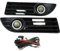 XMCMBS Maßgeschneidert Nebelscheinwerfer für VW Polo MK4 9N3 2005-2009,wasserdichte Spot-Flutlicht-Kombistrahl-LED-Leuchten,Nebelscheinwerfer-Zubehör