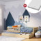 Bellabino Kinderbett Vils 90x200 cm mit Schublade, Einzelbett inkl. Lattenrost aus Kiefer Massivholz, Kinder Bett mit Rausfallschutz, Bett 90x200 in Natur lackiert inkl. Matratze