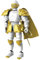 Generisch Medieval Knight Action Figure, 3D Printed Movable Collectible, Exquisite Medieval Statue, Multi-Functional Figurine for Kids, Adults, Display, Gift, Decor 14.4x6.5x4cm