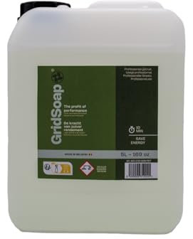 Gridsoap, Nettoyant bio pompe à chaleur pour le nettoyage des lamelles (évaporateur) avec pompe à chaleur, convient également pour les unités extérieures de climatisation, 5L