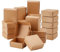 OLYCRAFT 50 Stück Quadratische Schmuckbox Aus Kraftpapier 7x7x3cm Kleine Kartons Wellpapp Versandkarton Braune Geschenkbox Aus Karton Zum Verpacken von Geschenken Und Kleinen Gegenständen