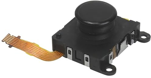 Analog Joystick, 3D Analog Stick Replacement Fit for PSV PS VITA 1000 PSVITA Left Right, Video Game Parts to Replace (Black Color, 1Pc)