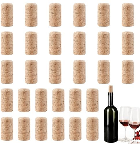30 corchos de vino, corchos para botellas, corchos, tapones de corcho, corchos para manualidades, corchos de vino para manualidades, corcho natural, corcho para botellas de vino, decoración, creativas