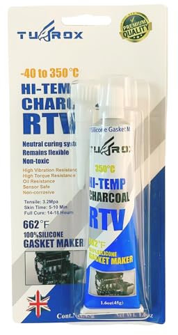 RTV Silicone Instant Gasket Maker Grey 662F High Temp Flexible Sealant 45g Tube