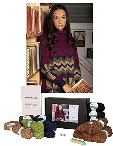 DesignEtte Denmark Strickset, Braun, L/XL-2XL/3XL