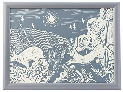 English Tableware Company DD0826A23 English Tableware Co. Artisan Hare Lap Tray, Wood