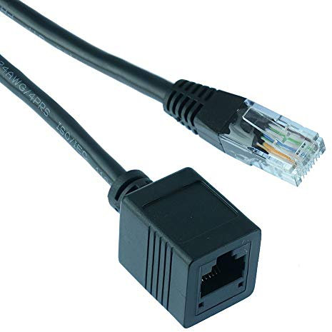 1m RJ45 Network Ethernet Extension Cable Male to Female Cat5e UTP Extender