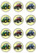 Muffinaufleger Cupcakes Muffins Zuckerpapier Kindergeburtstag Fahrzeuge Traktor Trecker FZ01