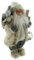 FRANK FLECHTWAREN Santa Wintertour 46 cm, nostalgischer Weihnachtsmann, detaillierte Ausführung, Dekoratives Highlight