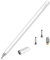 Mixoo - Lápiz Capacitivo para Pantalla táctil, lápiz Capacitivo Universal para Tablet táctil con Tapa magnética para Android iPad Pro/Mini/Air/iPhone/MicroMicrosoft, Color Blanco