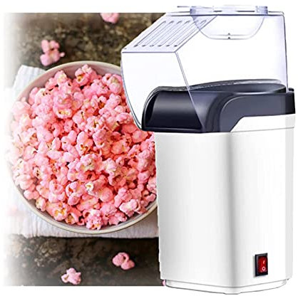 Hot Air Popcorn Home Máquina para Hacer Palomitas de maíz eléctrica 1200W Sin Aceite Sin BPA Bocadillos saludables para el hogar rápido con Taza medidora para la Familia Cine para niños Cine
