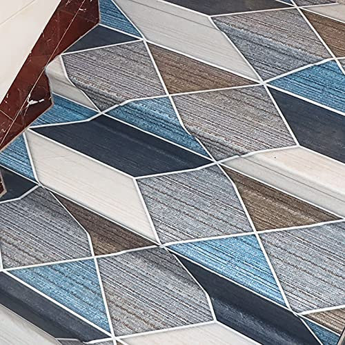 MFXI Treppenteppich Selbstklebend,Anti-Rutsch Teppich Stufenmatten,Sicherheitsstufenmatte,80cm,für Kinder,älteste und Haustiere