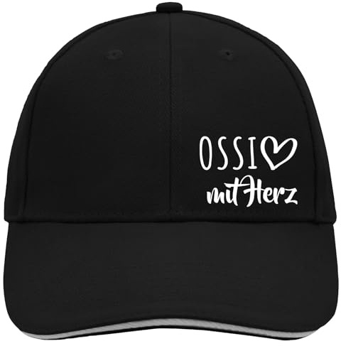 Huuraa Cappy Mütze Ossi mit Herz Geschenk | Baseballkappe Basecap Kappe Geschenkidee Unisex Baseball Cap