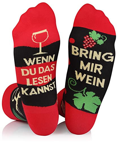 TODO Chaussettes amusantes avec motif, multicolores, colorées, loufoques pour exprimer sa joie de vivre, Bordeaux, 43-46