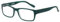 DOOViC Blaulichtfilter Lesebrille Grün 2.75 Eckig Federscharnier Brille mit Sehstärke für Herren
