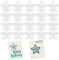 20 Stück transparente Stern-Dimensional-Shaker-Kuppeln, 6,1 cm Durchmesser, Kunststoff, transparent, für Shaker-Karten, selbstklebende Stern-Shaker-Beutel, Kunsthandwerk, Scrapbooking-Zubehör, Shaker