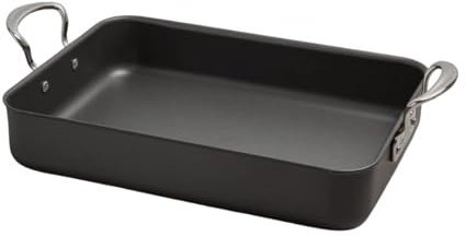 Samuel Groves Mermaid Bakeware Hard Anodised Roasting Dish Tray with Classic Handles Made in England (16)
