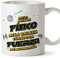 MUGFFINS Tazas para FÍSICO hombre - En Español - Mejor de la Galaxia Cuando Fuerza me Acompaña - 11 oz / 330 ml - Regalo original y divertido