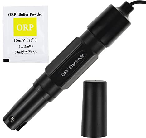 ORP REDOX Elektrode Austauschbar 50 OHM BNC Typ Verbinder für ORP Meter Prüfer Monitor Regler mit 200 cm Langes Kabel