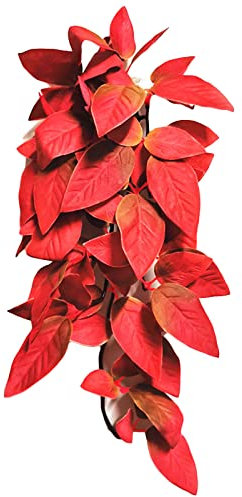 SH-RuiDu Plante artificielle pour aquarium, plante artificielle pour terrarium avec ventouse pour décoration de cage de reptile d'aquarium