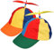 MFUOE 2 Pieces Propeller Hat Halloween Helicopter Hat Creative Baseball Cap Funny Sun Hat for Halloween Christmas Costume Party Accessories