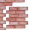 TOTSUN 12 Pieces 3D Self-Adhesive Wall Panels Classic Red Bricks Wallpaper Waterproof Decor for Livingroom Bedroom Wall Decoration (30x30x0.3cm)