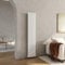 Heilmetz Vertical Radiator Column Designer Panel Oval Radiator Anthracite Radiators Modern Heater Central Heating Radiator 1800 x 354mm