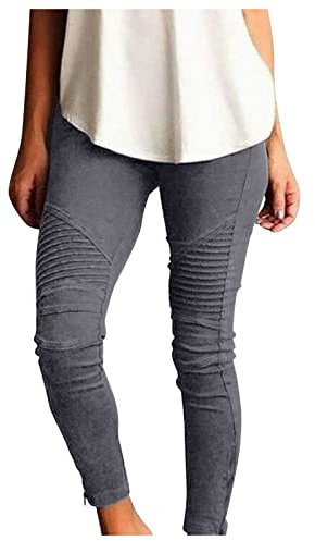 Cyber of Monday 2023 Seamless Leggings Damen High Waist Damen Hose Weiss 7/8 Jogginghose Damen Sport Thermo Leggins Frauen Gefüttert Prime Deals October 11-12 Same Day Delivery Items Prime
