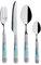 Marine Business Coastal-Couverts Premium-Set 24u, acier inoxydable, bleu, moyen