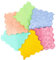 6 Teilig Sensorische Bodenmatten, Lustig Regenbogen Set aus Sensorische Matte Verschiedene Muster Sensorische Spiele Kinder Puzzle Matten Massagematte für Kinder Baby Spielmatte
