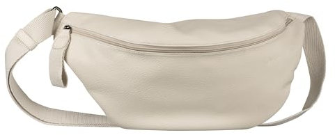 TOM TAILOR Tianna Damen Gürteltasche Bauchtasche Groß Weiß