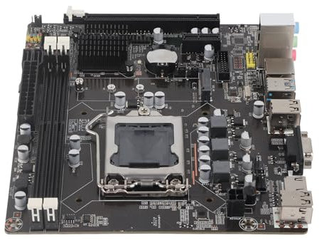 Akozon Placa Base para Computadora de Escritorio de Alta Velocidad LGA 1155, Placa Base USB3.0 Compatible con Memoria DDR3 para B75 con Interfaz Multimedia Dual de Alta
