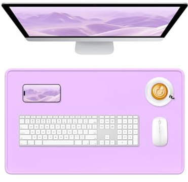 Hsurbtra Desk Mat, 60cm x 35cm, Premium Textured Desk Mat, Waterproof Non-Slip Rubber Mouse Pad, Extended Mouse Pad for Office