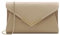 Milisente Clutch-Taschen für Damen, Hochzeit, Leder, Abendtasche, Metallic, Schultertasche, beige, Small