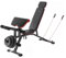VEVOR Hantelbank verstellbare Brauchtrainer für Ganzkörpertraining 363 kg belastbar), Sit-up-Trainingsbank Fitness Bank Flachbank mit it Beinstrecker, Preacher-Polster, schnelle Einstellung