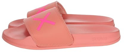 SUN68 Slippers Logo X35204, Rosa (hell), 39 EU