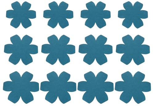 QUARKZMAN Protectores De Ollas Y Sartenes, Juego De 12, 3 Tamaños Diferentes De Separadores De Ollas para Apilar Protectores De Sartenes De Fieltro Divisores, Azul-Grueso