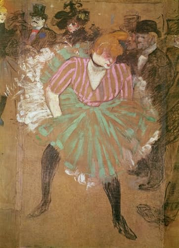 PSVDCTOO Vintage Wanddeko Bilder Leinwand Malerei Paneele Für die kaserne des goulue von henri de toulouse lautrec Poster Wandbild Deko für Zimmer 60x90cm