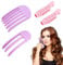Fhioevt Lot de 4 Pince à Cheveux pour Rehausser Les Racines pinces à cheveux volumineuses, Pince Volumisante à Cheveux pour Frange Moelleuse Clip de Volume Cheveux Instantané Outils De Coiff
