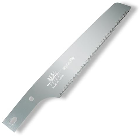 SUIZAN Replacement Blade for Small Hand Saw 120mm Versatile Wood | Professional Compact Pull Saw for Woodworking Carpentry Joinery DIY Tools 3 Interchangeable Blades Sharp Single Edge