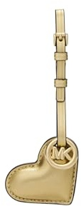 Michael Kors MET PUFFY HEART CHARM PALE GOLD One Size