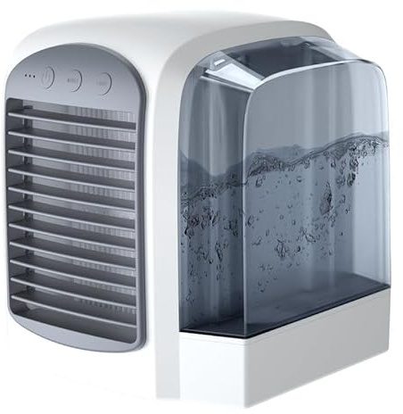 Coolnix Air Cooler Portable AC 3-in-1 Fan, Plug & Play, Noise-Free Operation, 3 Different Cooling Modes, Portable, Compact