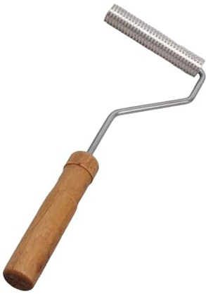 YUSSEQDD Fiberglas Rollenwerkzeug, Blasenpaddelwerkzeug, außergewöhnlich praktische und leichtgängige Fiberglas Rolle aus Aluminiumharz, Laminier Farbsets, Holz, 25 x 100 mm